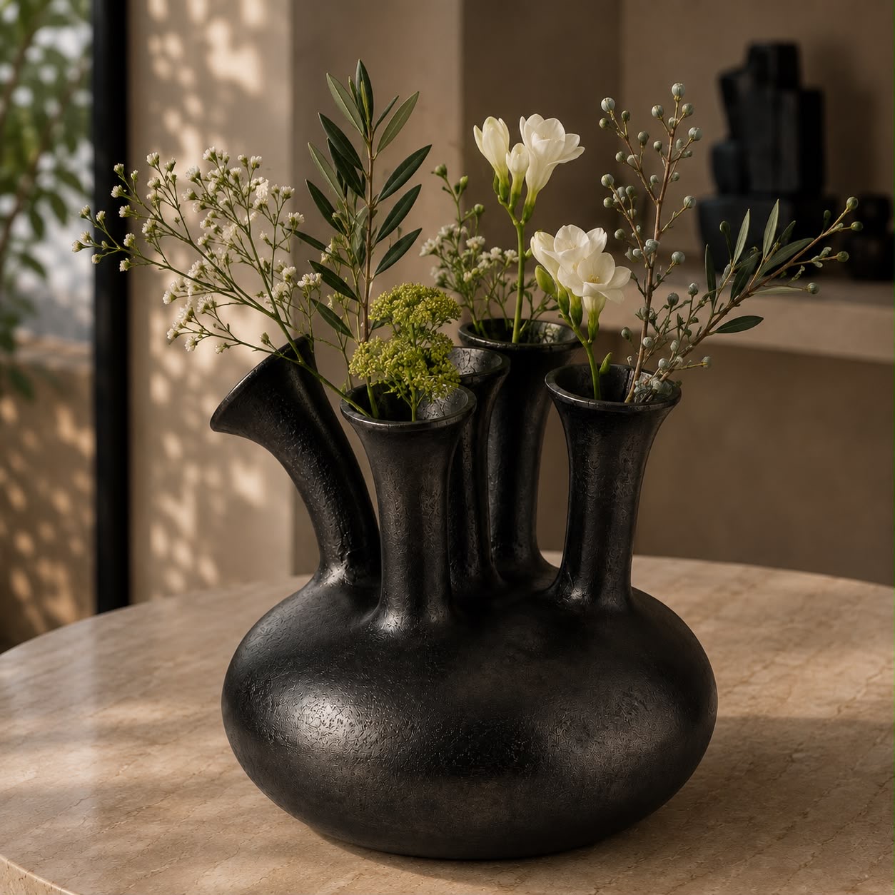 ZARA vase with flowers